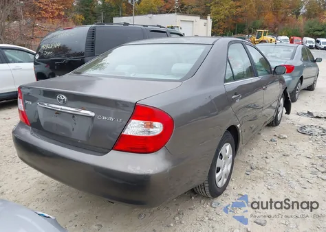 2004 Toyota Camry Le из США, поврежденный, VIN 4T1BE32K44U924199